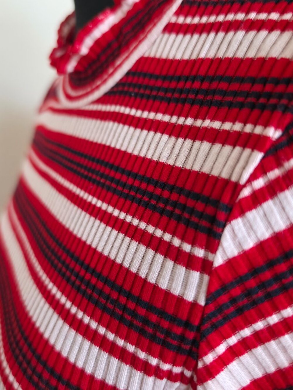 Wild Fable Red, White, And Black Striped Dress - Picture 5 of 7